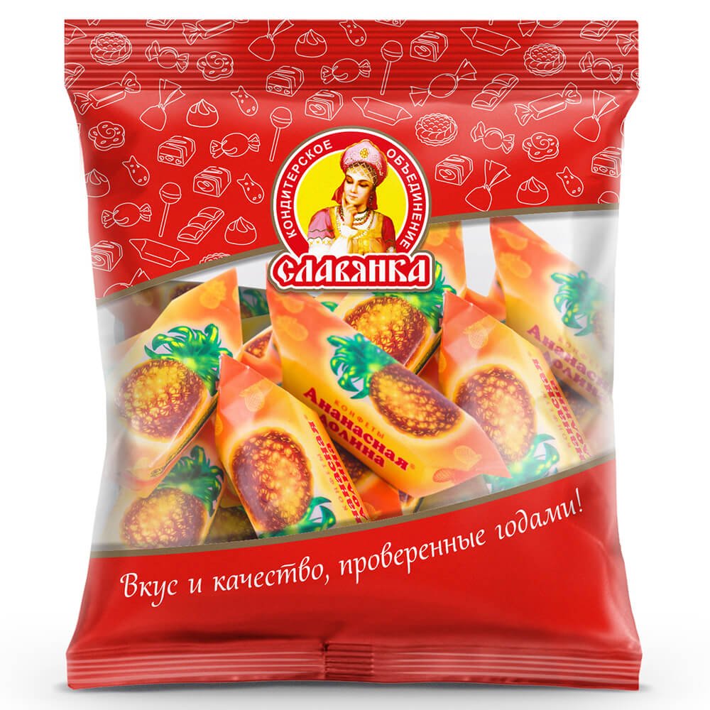 Конфеты вафельные Ананасная Долина