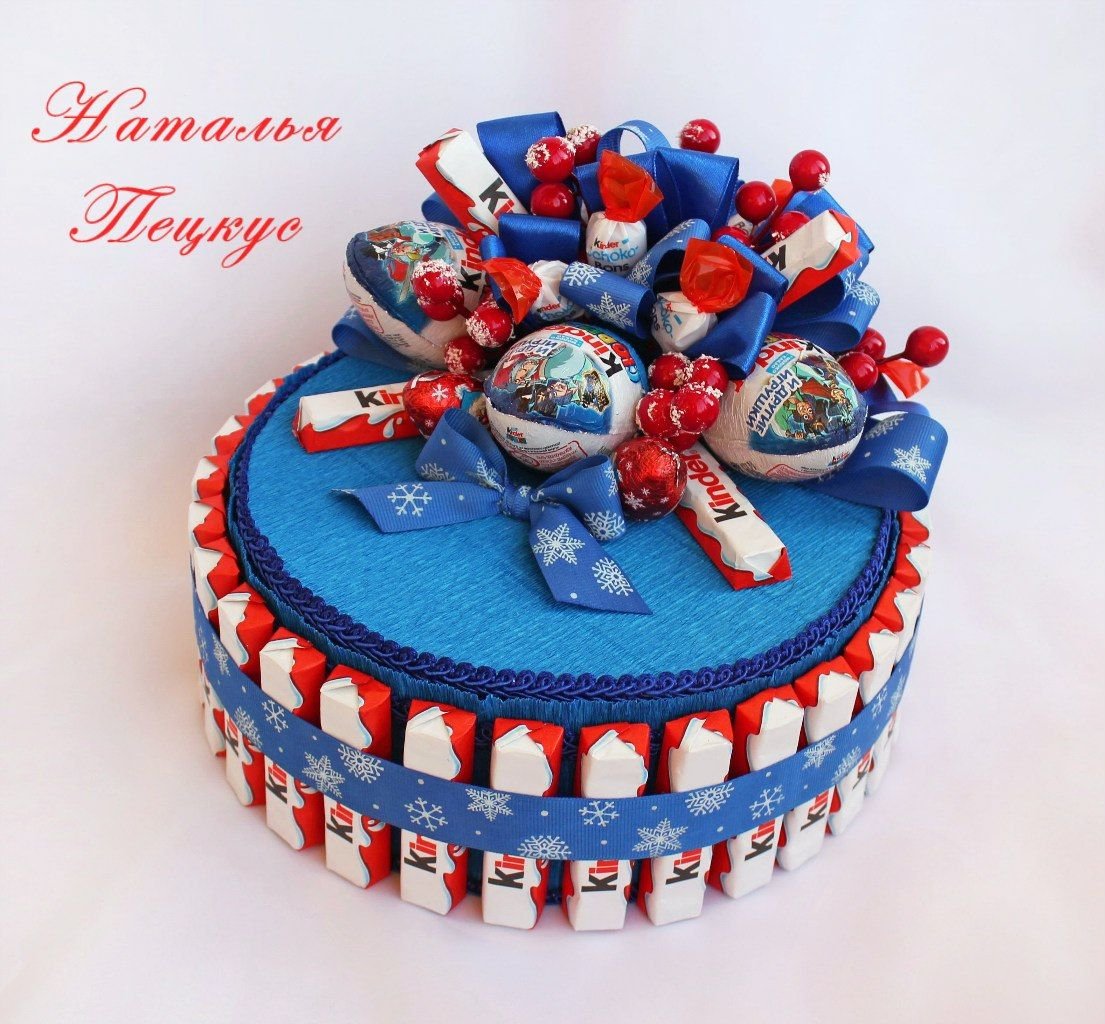 Торт из конфет своими руками