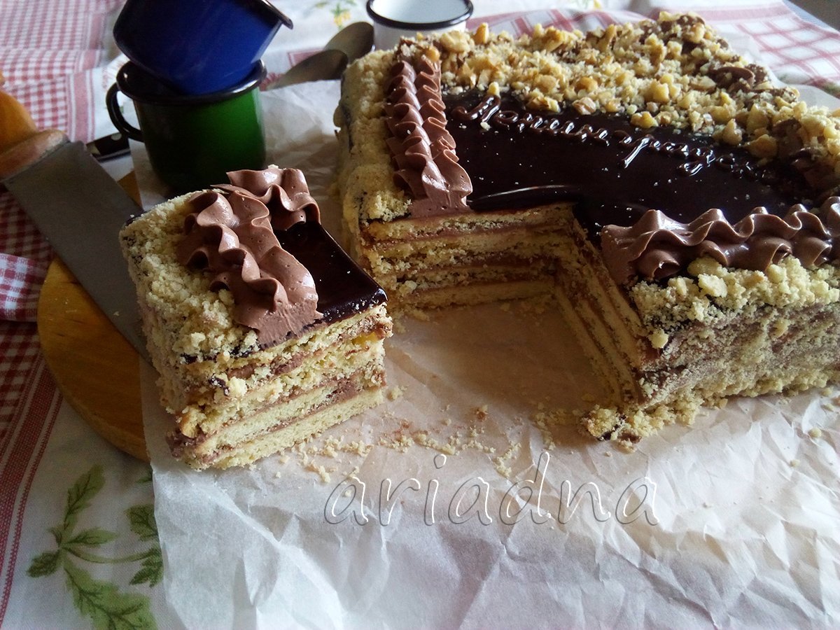 Песочный торт Кудряш