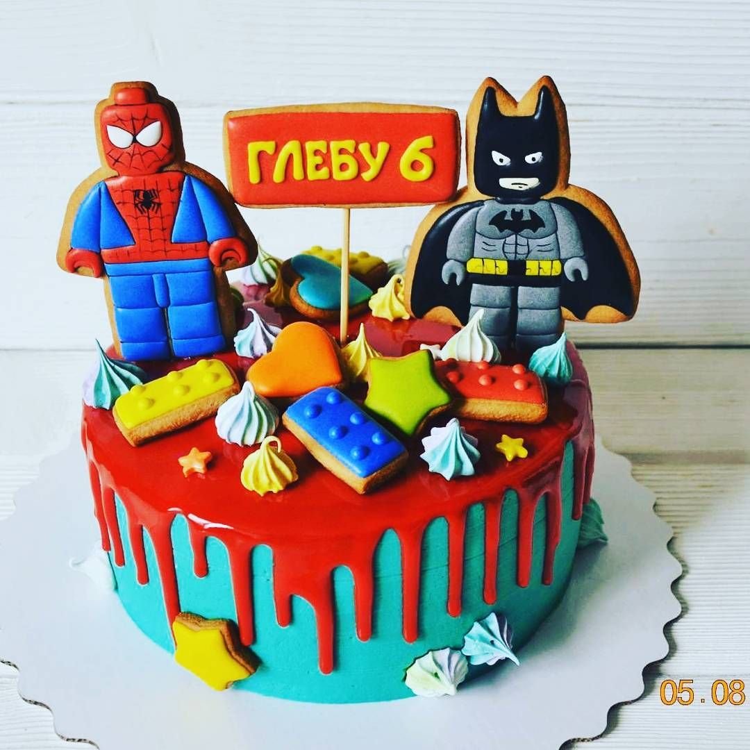 Торт лего для девочки