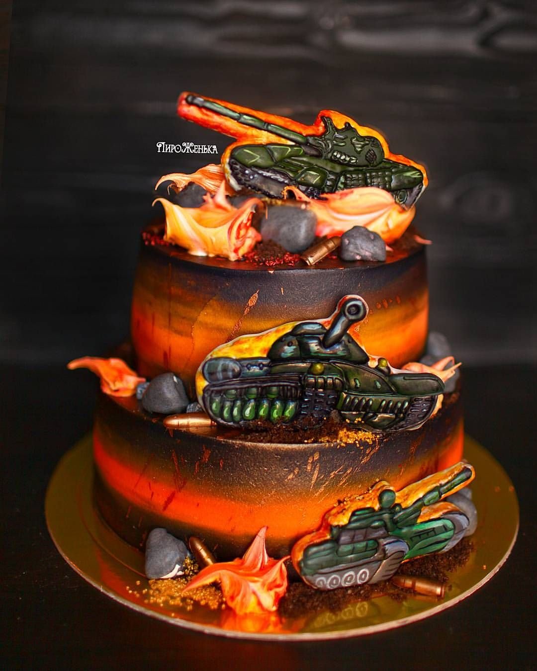 Торт танчики World of Tanks