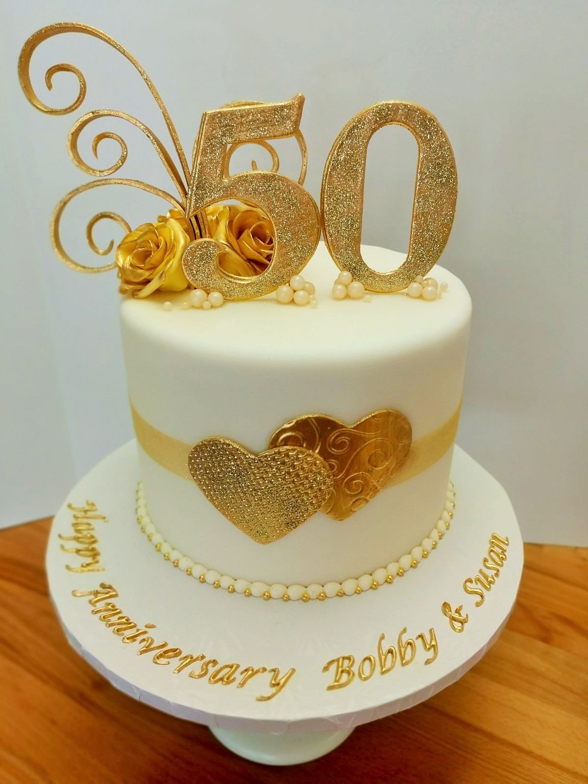 Торт на юбилей свадьбы 50 лет