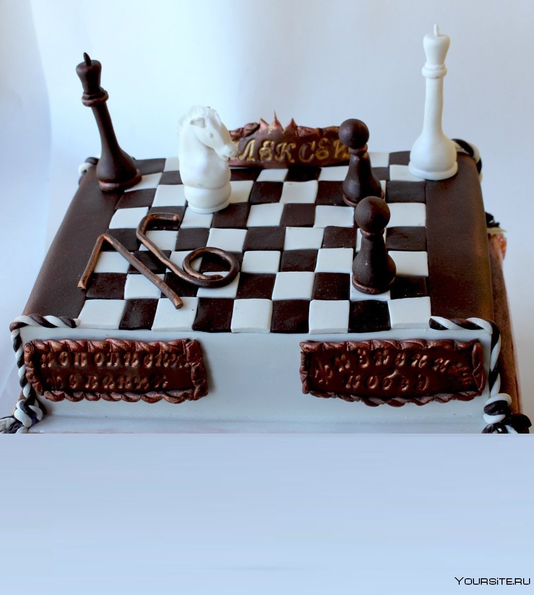 Торт шахматный квадратный