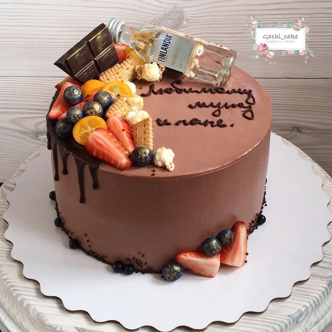 Торт для мужа не мастика