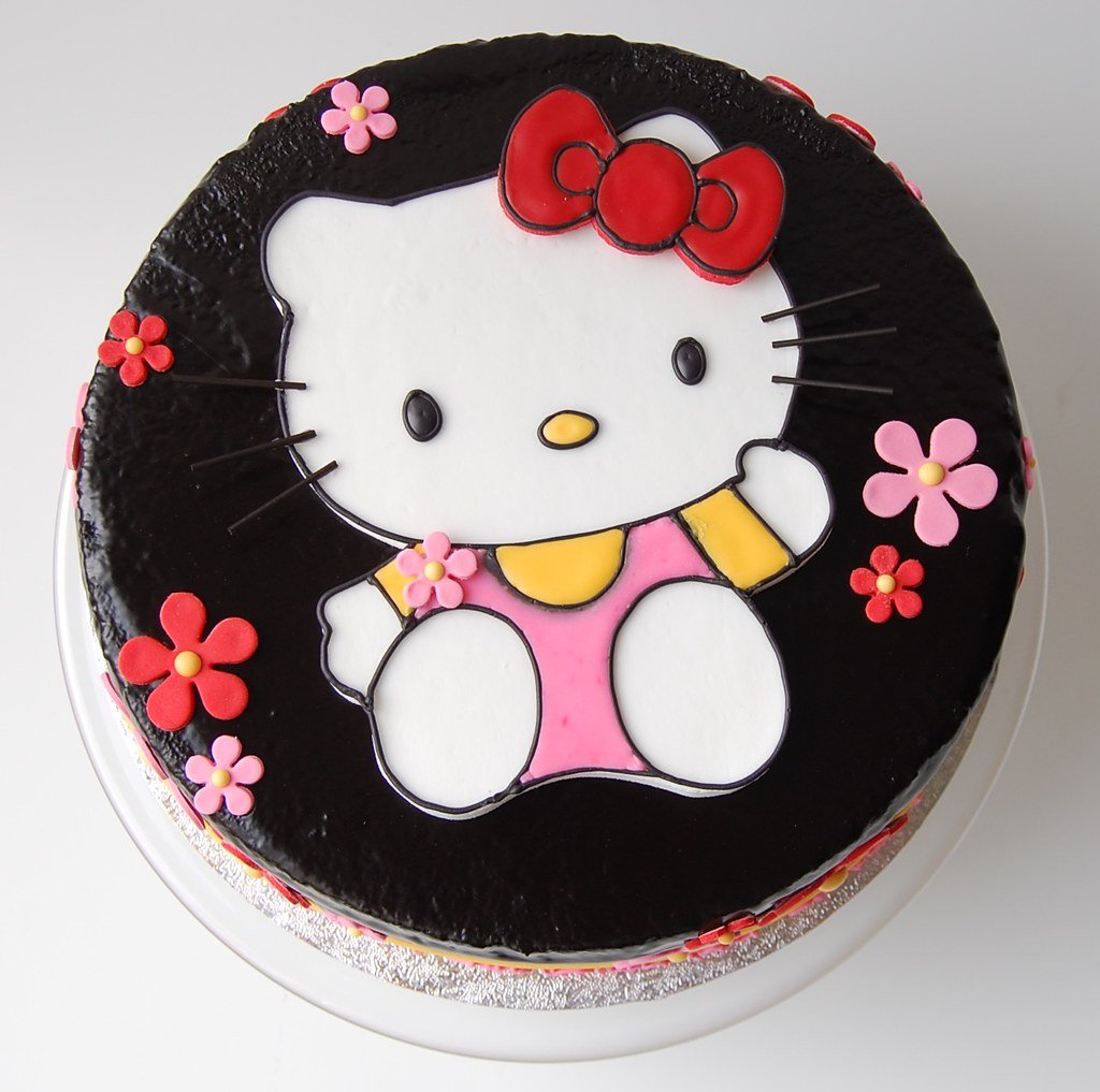 Торт в стиле hello Kitty
