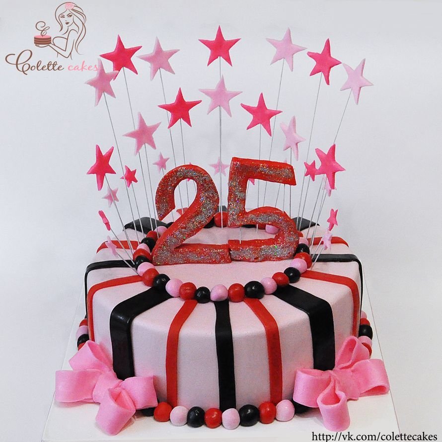 Торт на 25 лет девушке