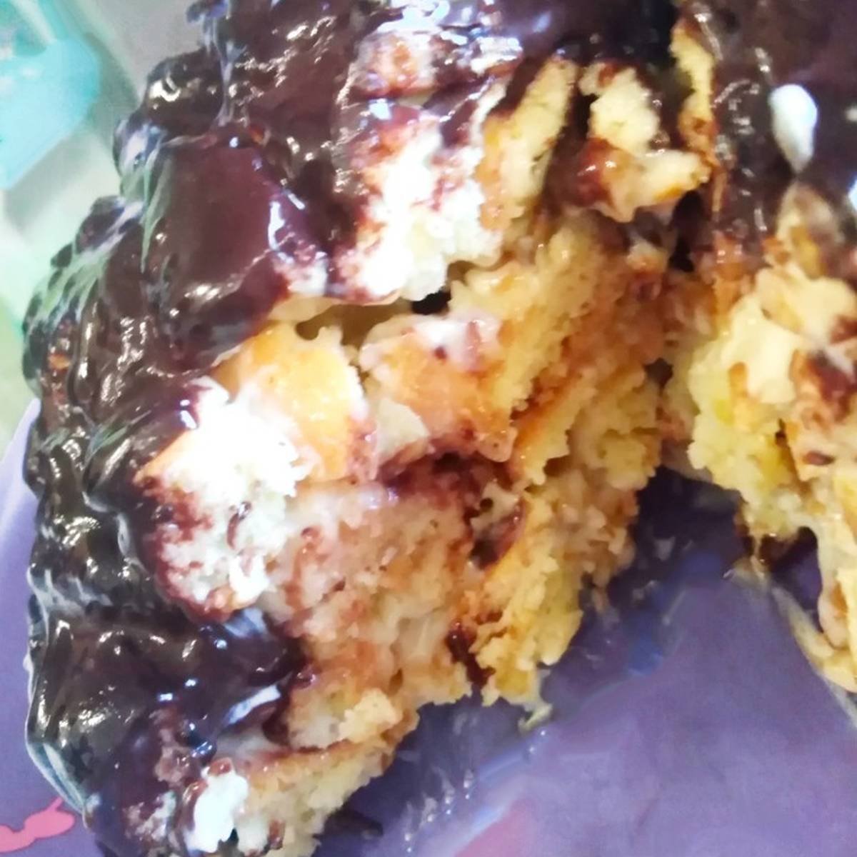 Кофейный торт с грецкими орехами