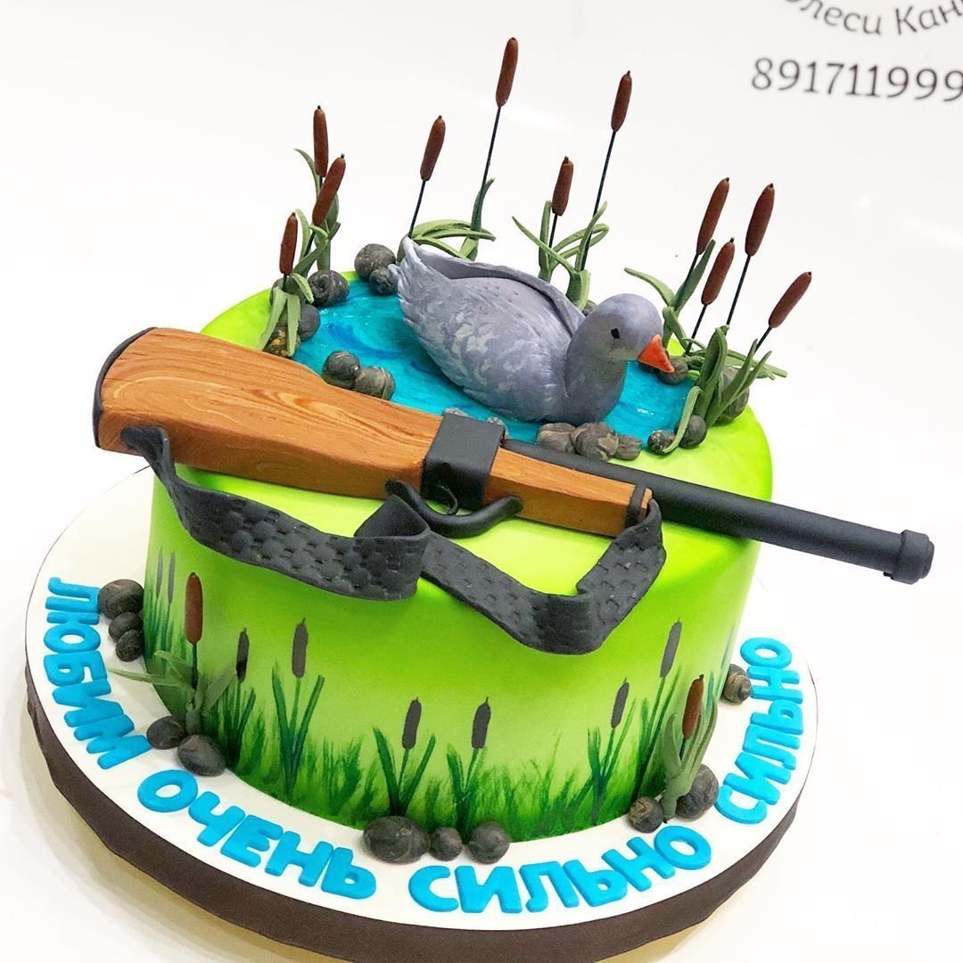 Торт для рыбака