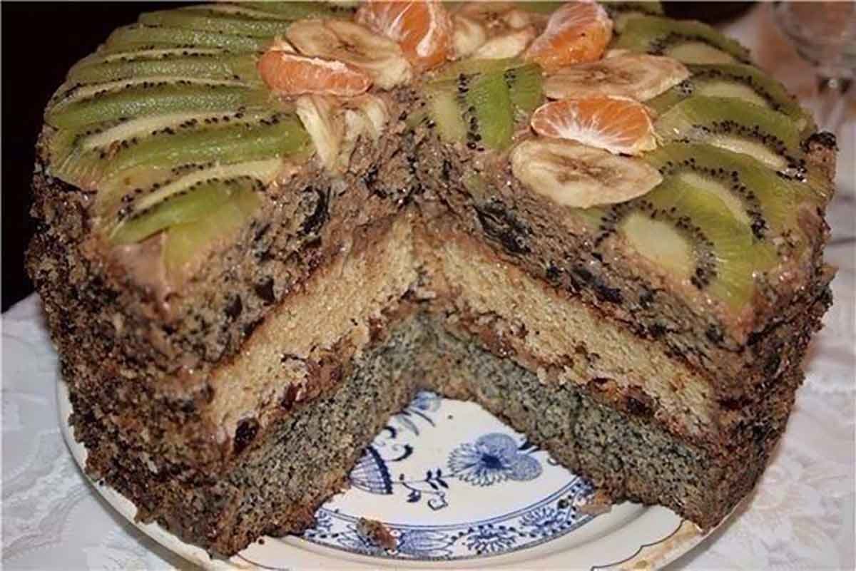 Маковый торт Королевский