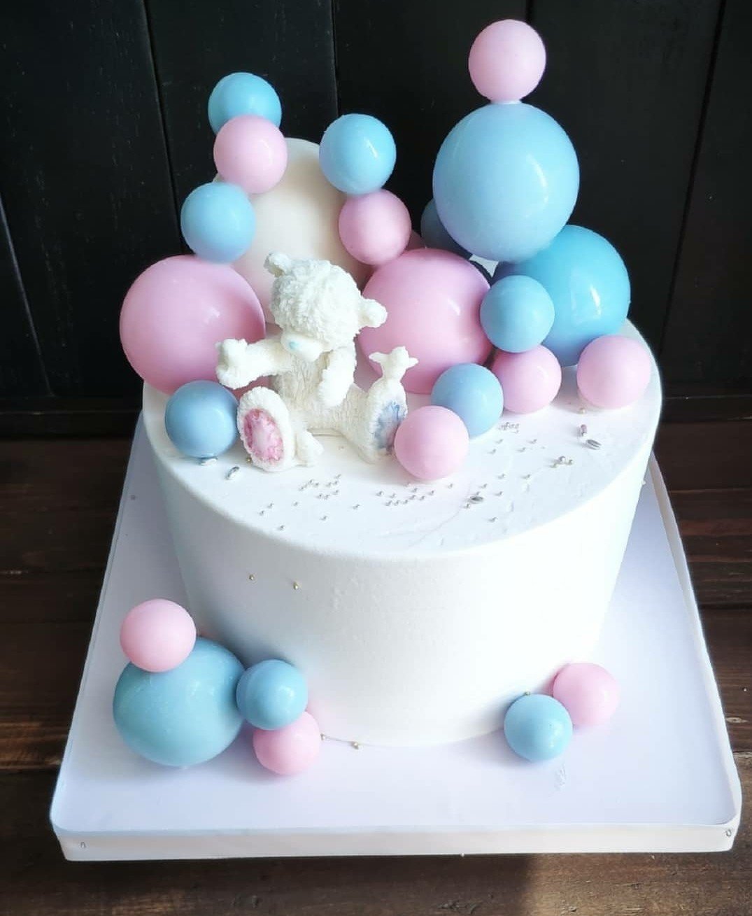Gender Reveal Party торт