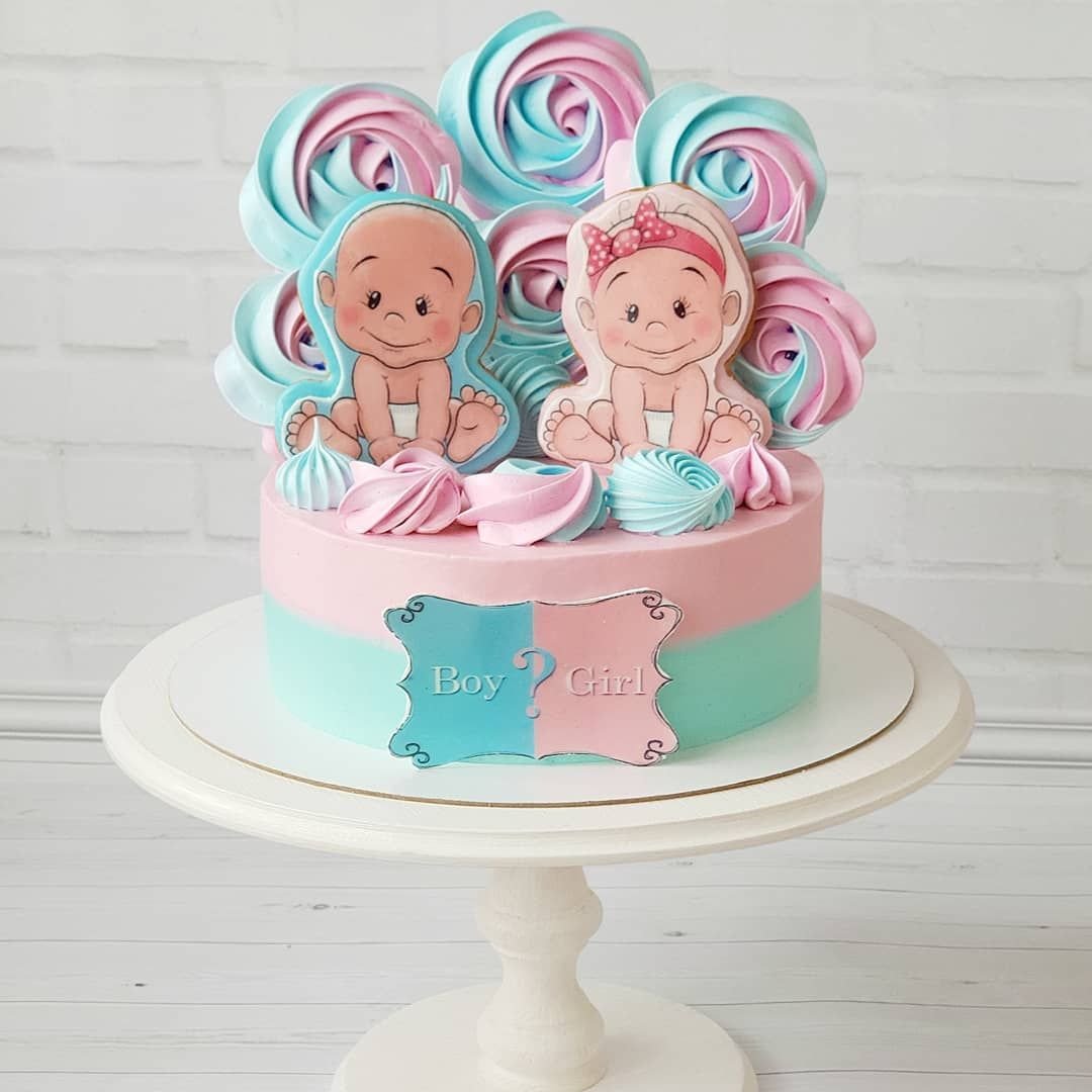 Gender Reveal торт