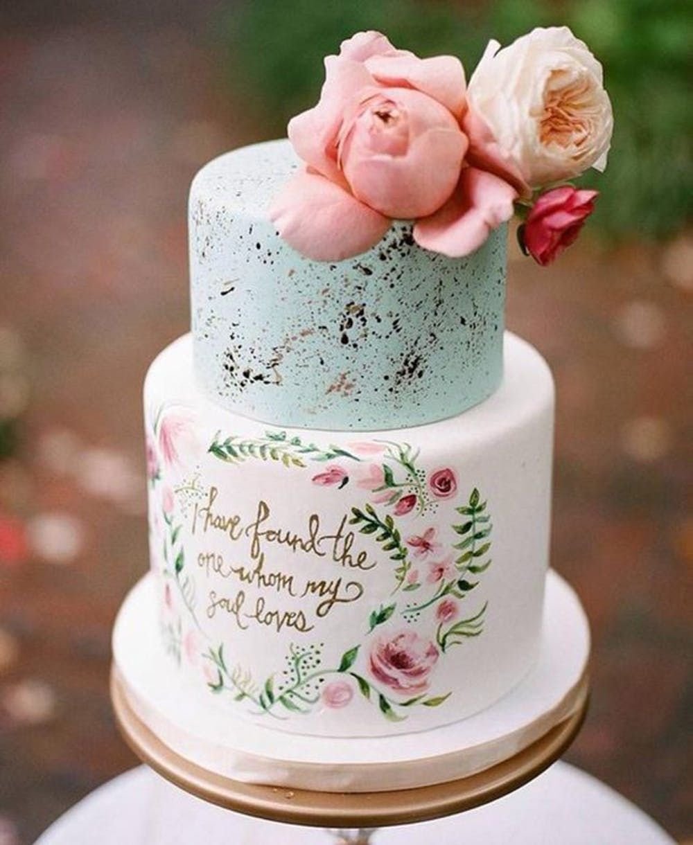 Стильный торт на свадьбу