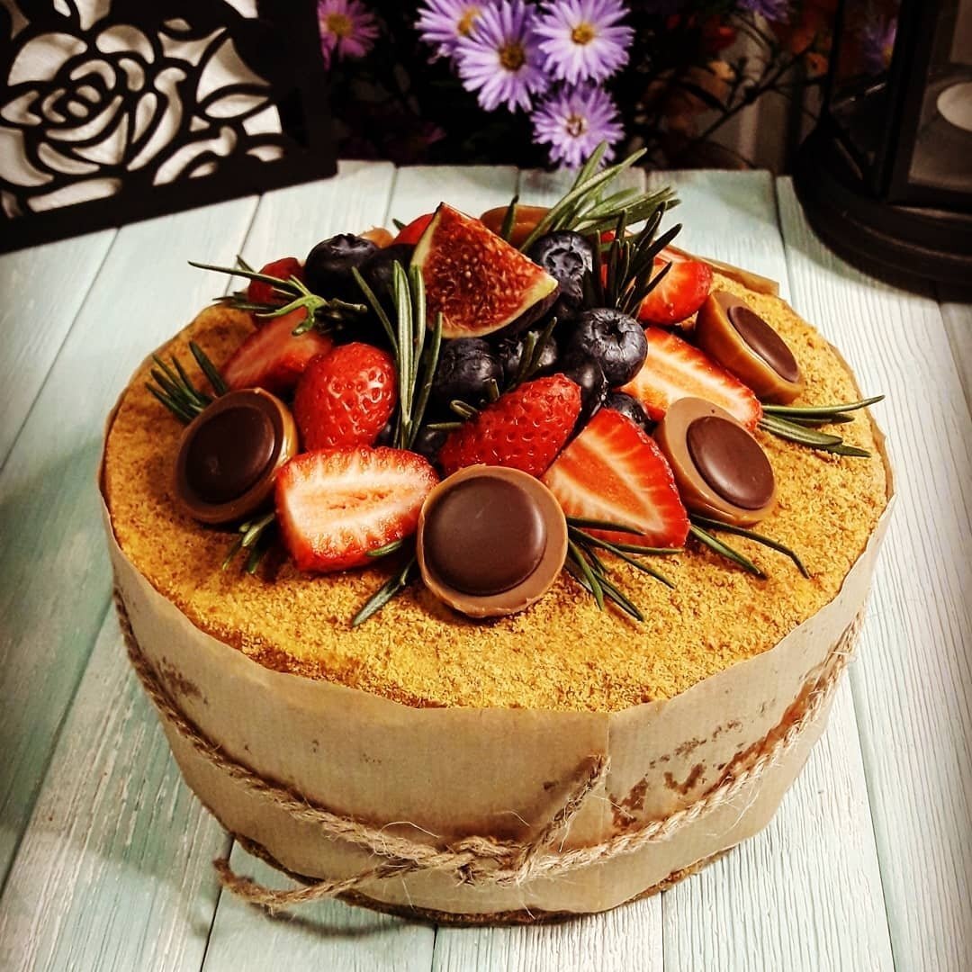 Капкейки медовик