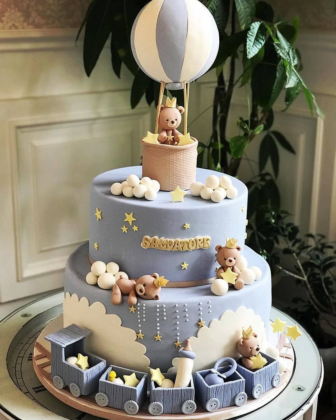 Торт с мишкой для мальчика
