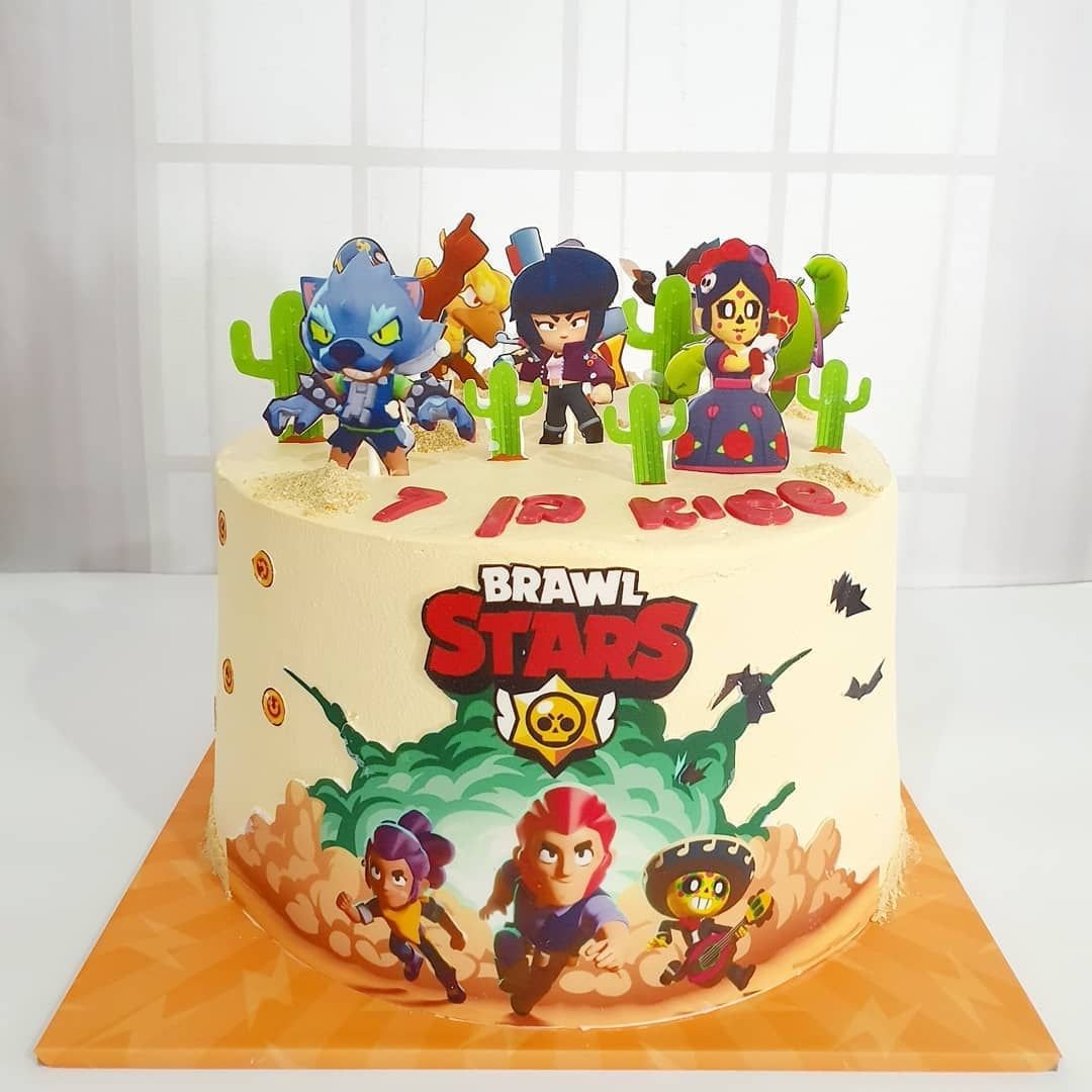 Торт Brawl Stars на день рождения мальчику
