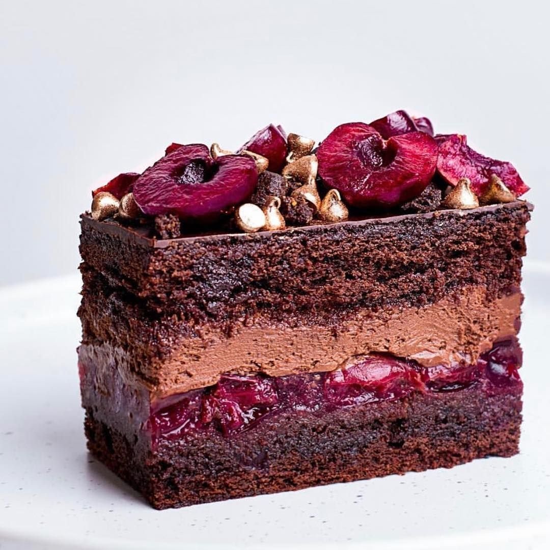 Торт "чёрный лес" (Black Forest Cake)