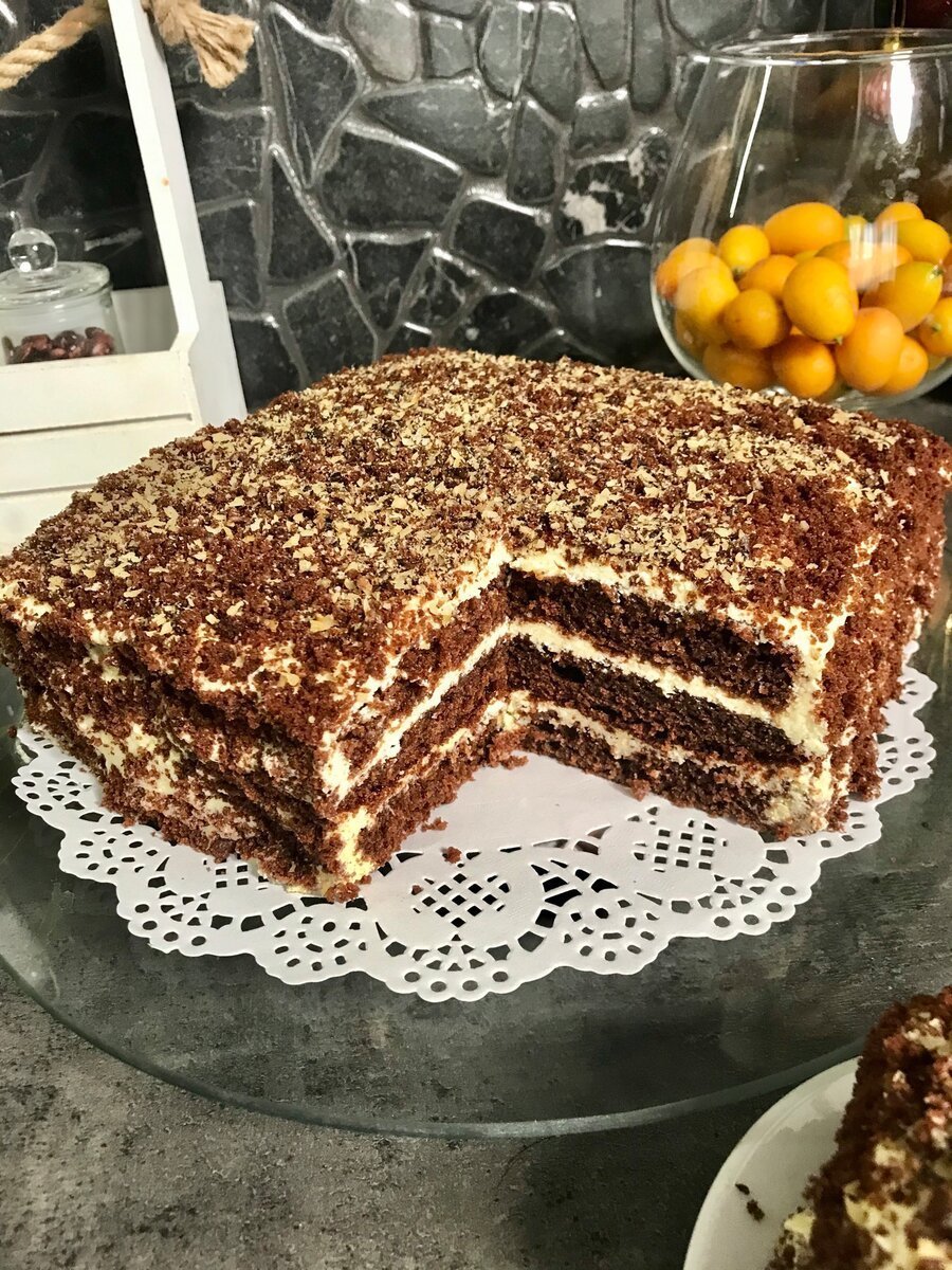 Торт легкий и красивый