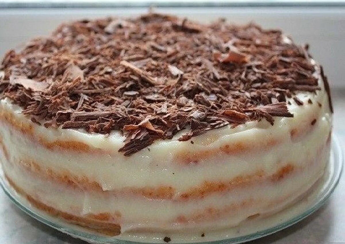 Вкусный торт на скорую руку