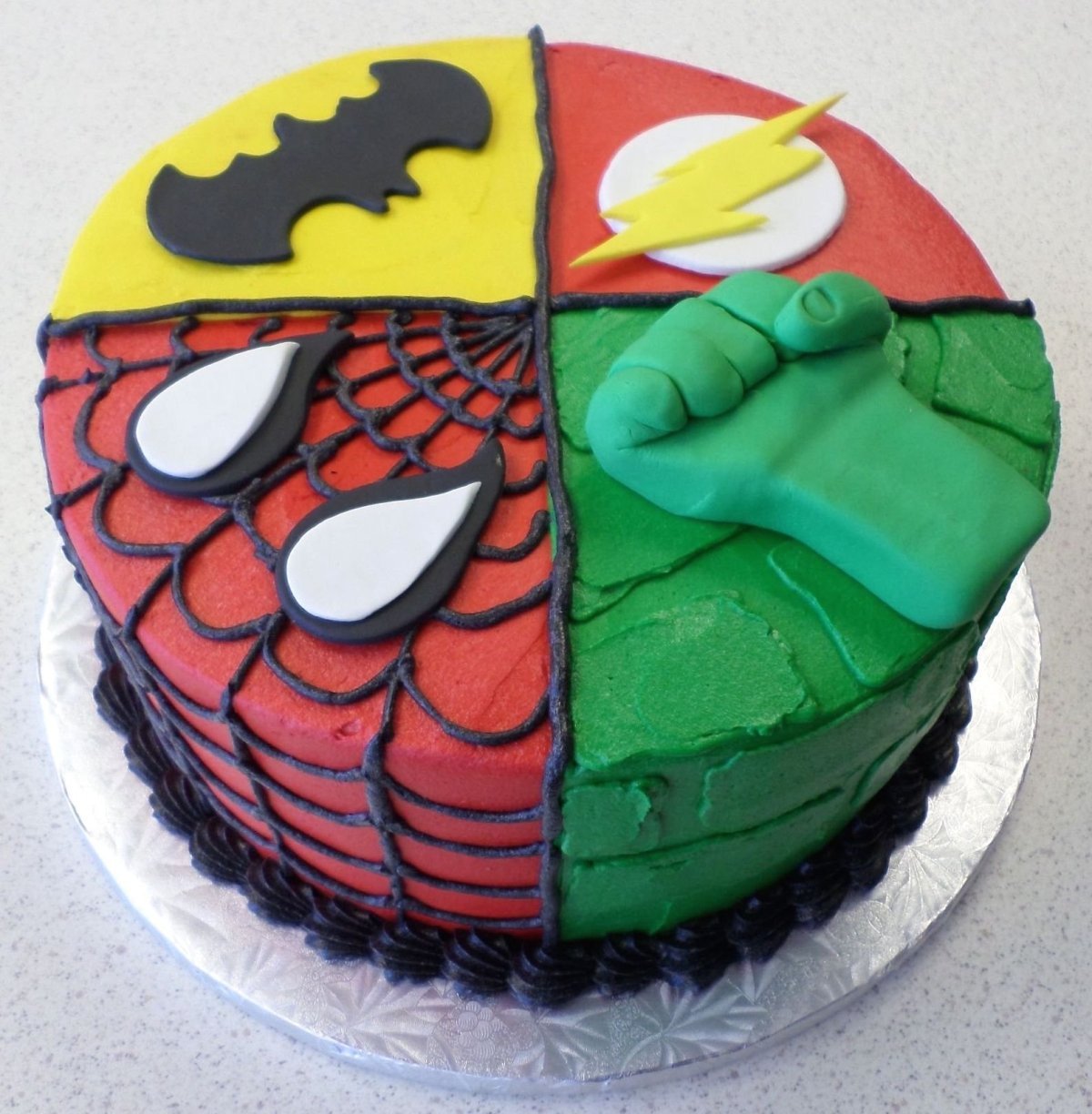 Hulk Theme Cake