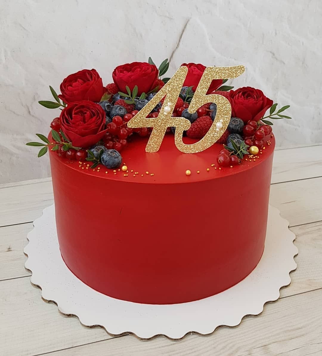 Торт 45 лет вместе