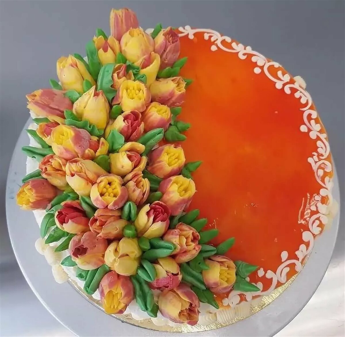Украшения из марципана для торта