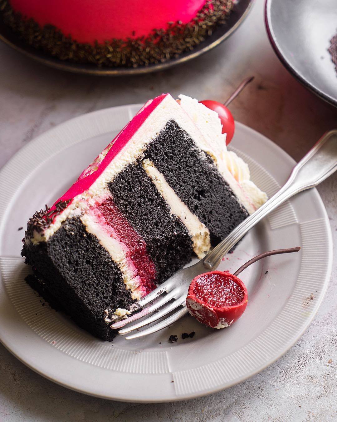 Торт "чёрный лес" (Black Forest Cake)
