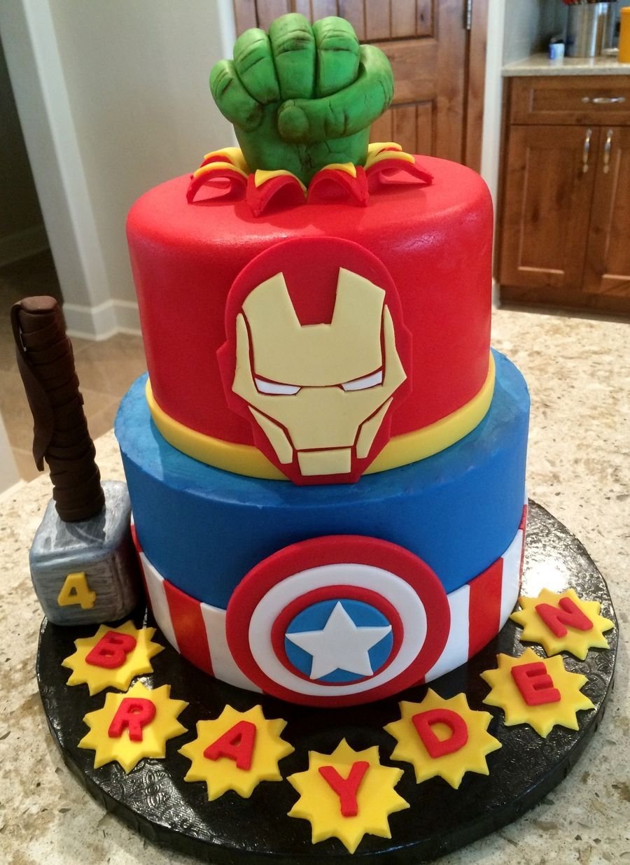 Торт Бенто Iron man Железный человек