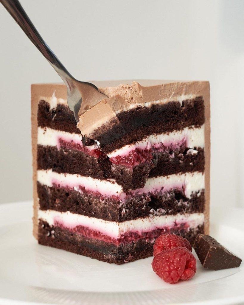 Торт "чёрный лес" (Black Forest Cake)