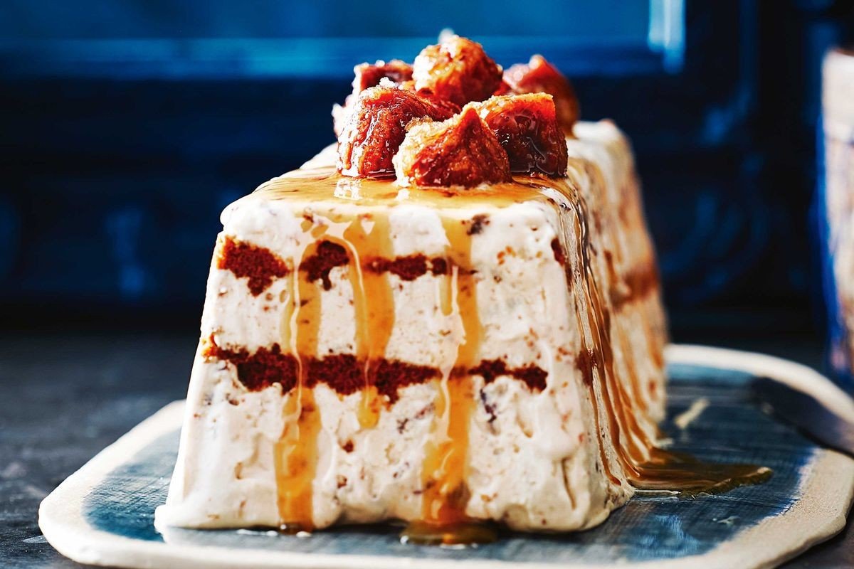 Banana Split Ice Cream Cake