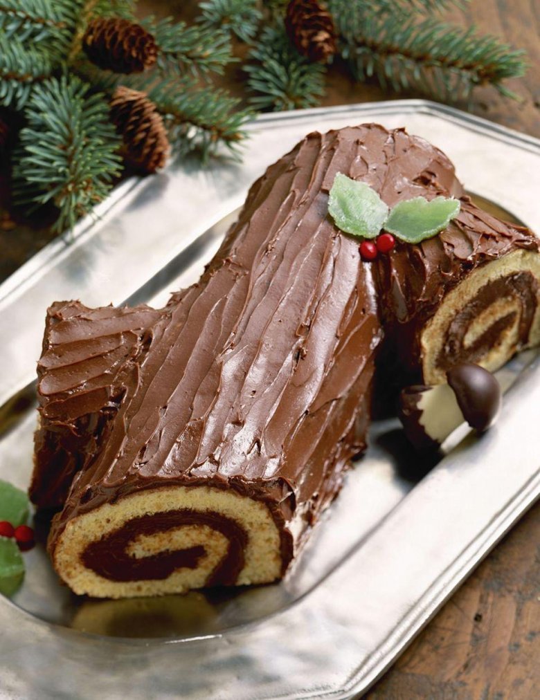 Рождественское полено Буш де Ноэль (Buche de noel)