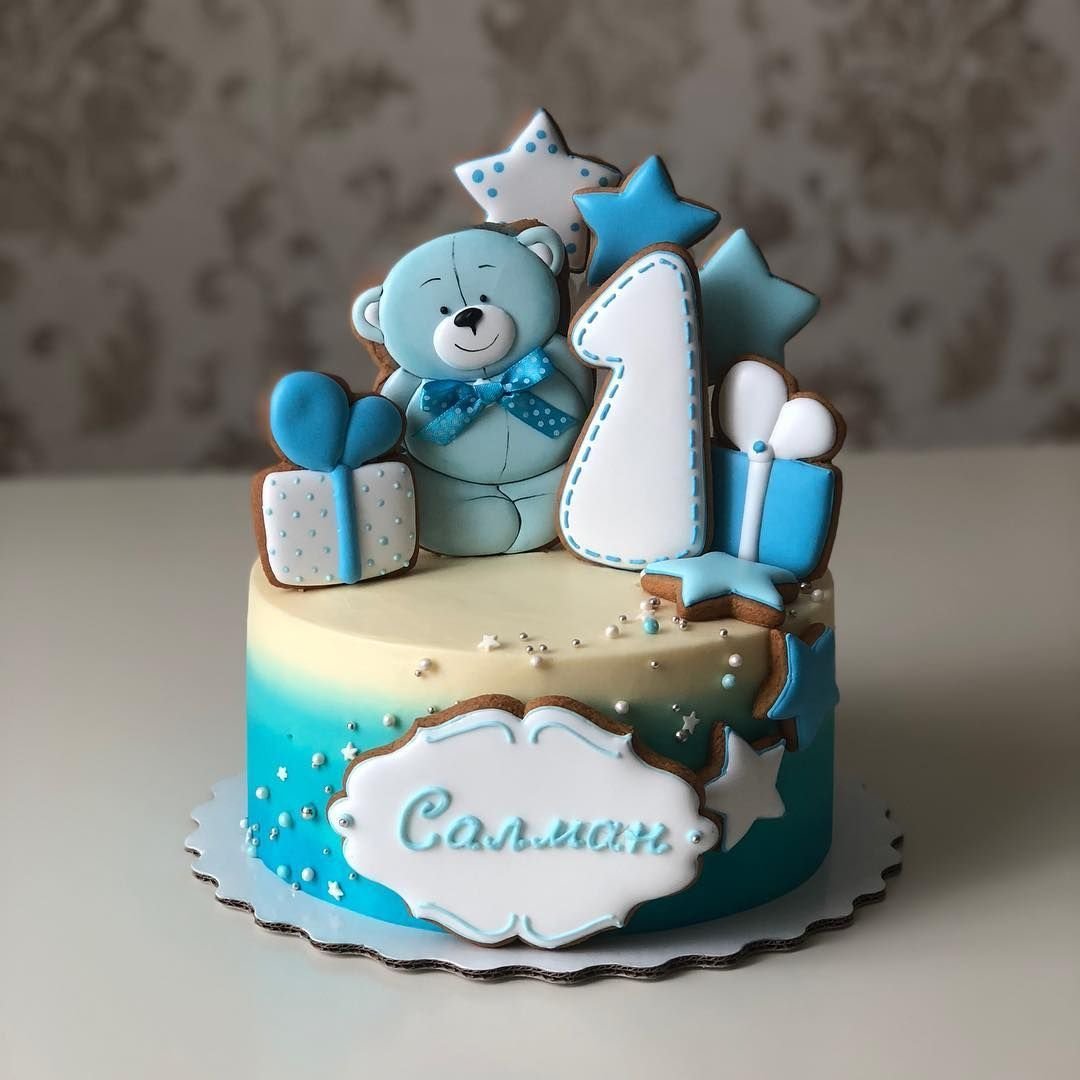 Торт с пряниками для мальчика