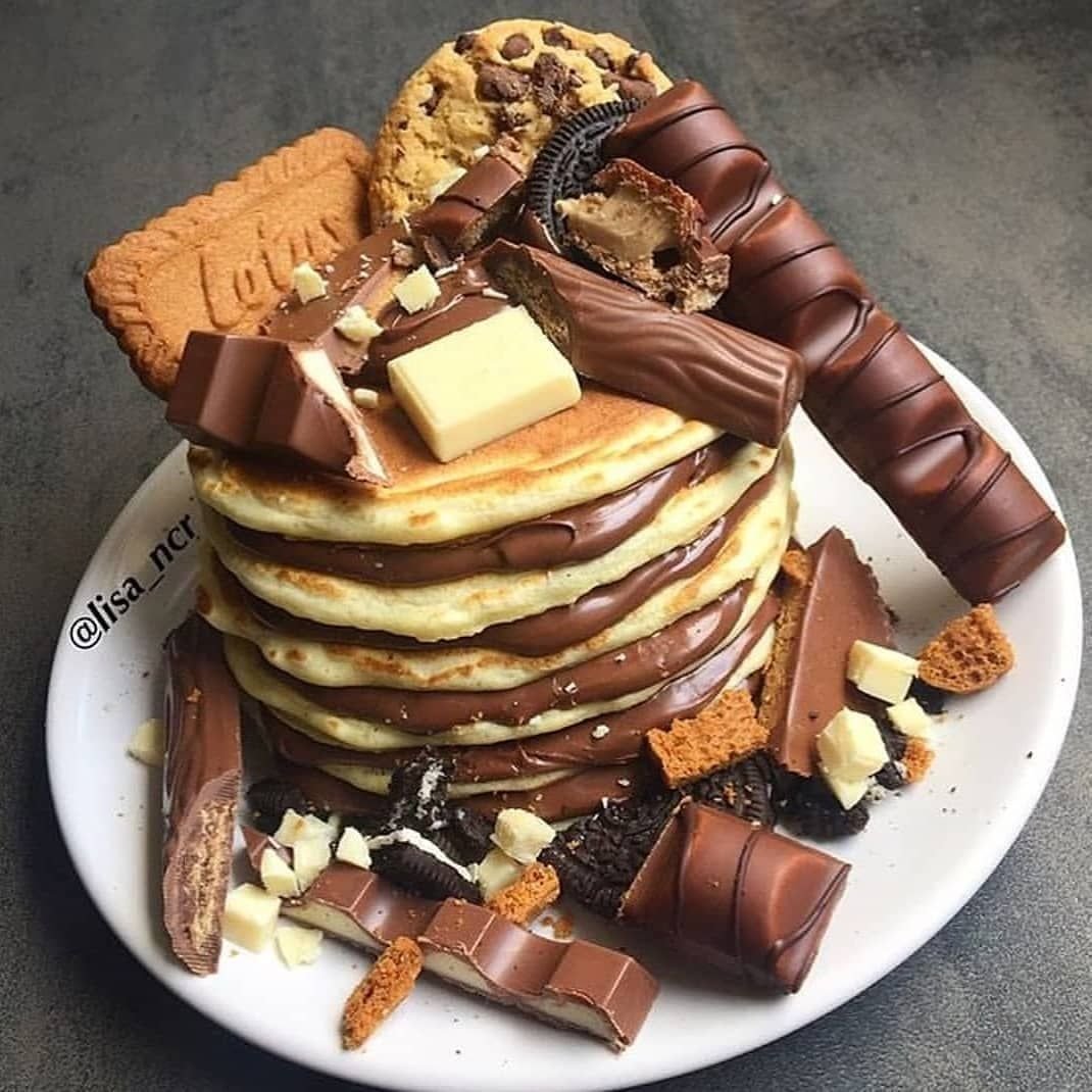 Бельгийские вафли + шоколад ( Nutella )