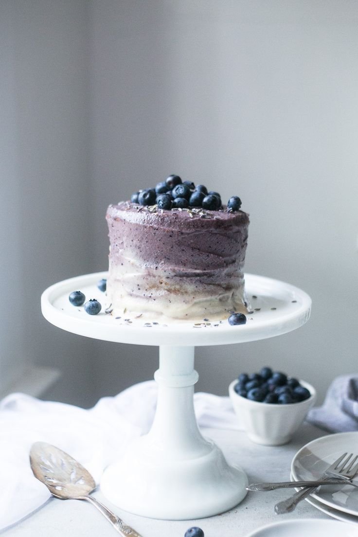 Raw Vegan черничный чизкейк