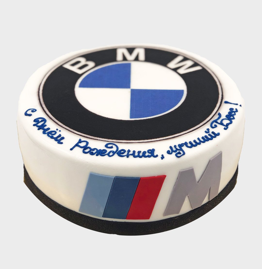 Тортик с эмблемой BMW