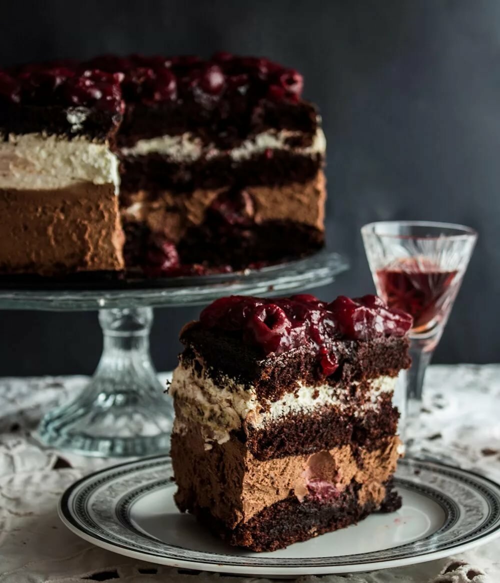 Kirschtorte вишневый торт