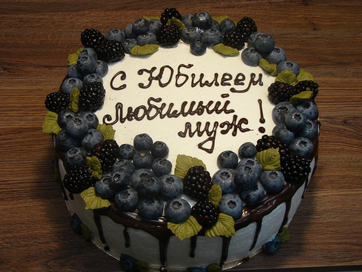 Мужской торт без мастики