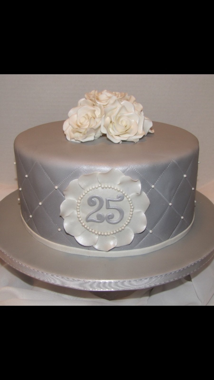 Торт на 25 лет свадьбы