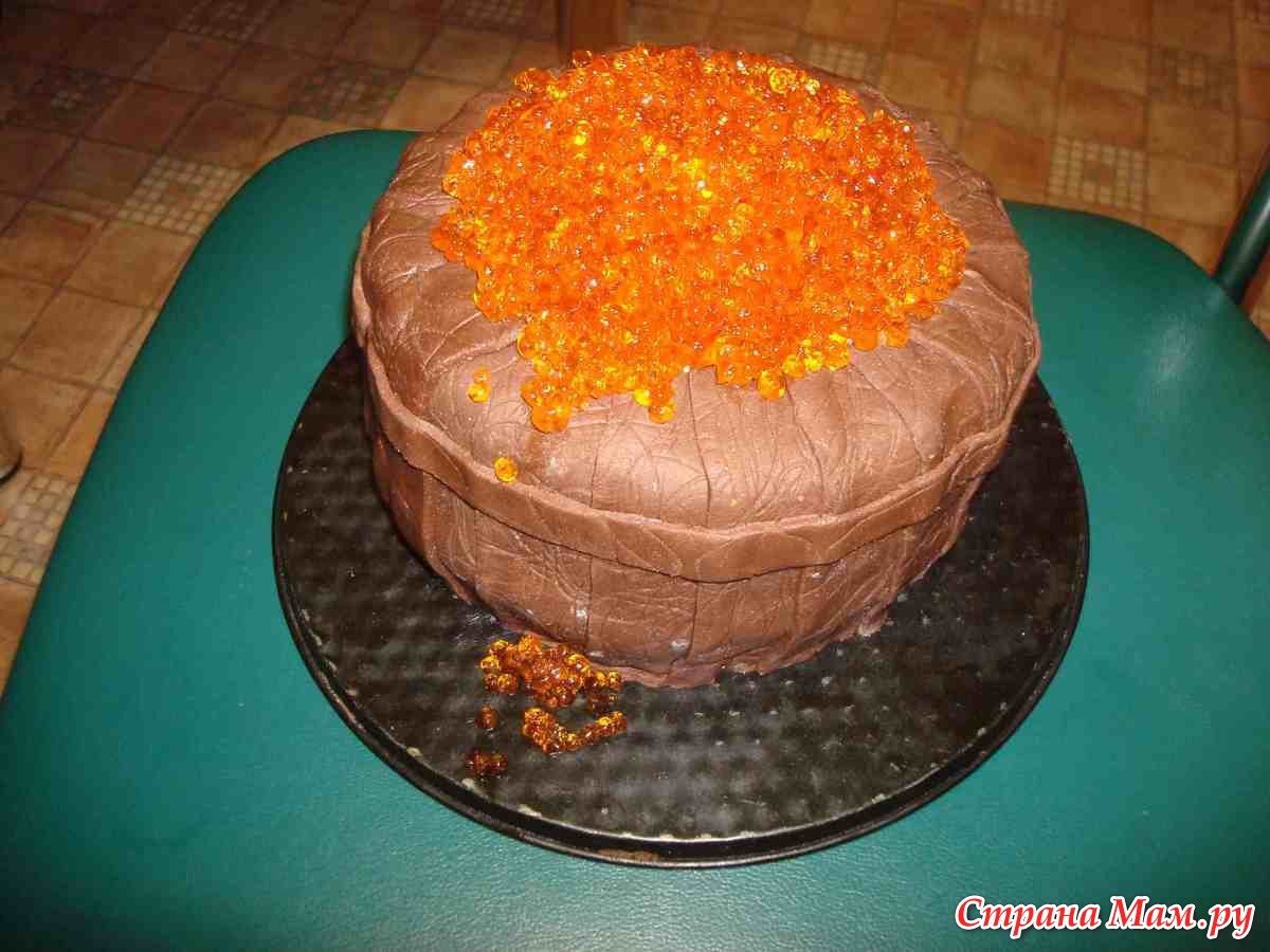 Торт бочка с бутылкой