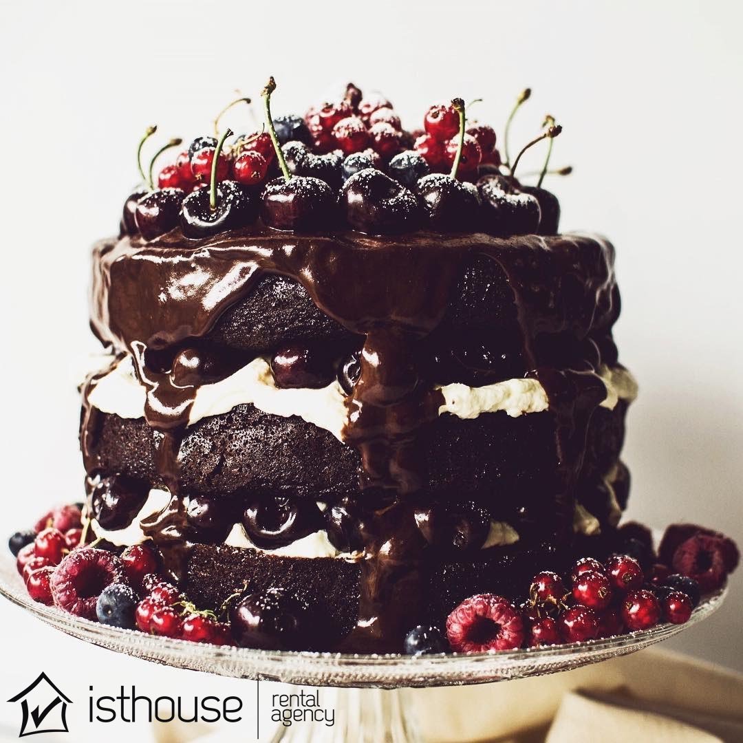 Торт "чёрный лес" (Black Forest Cake)