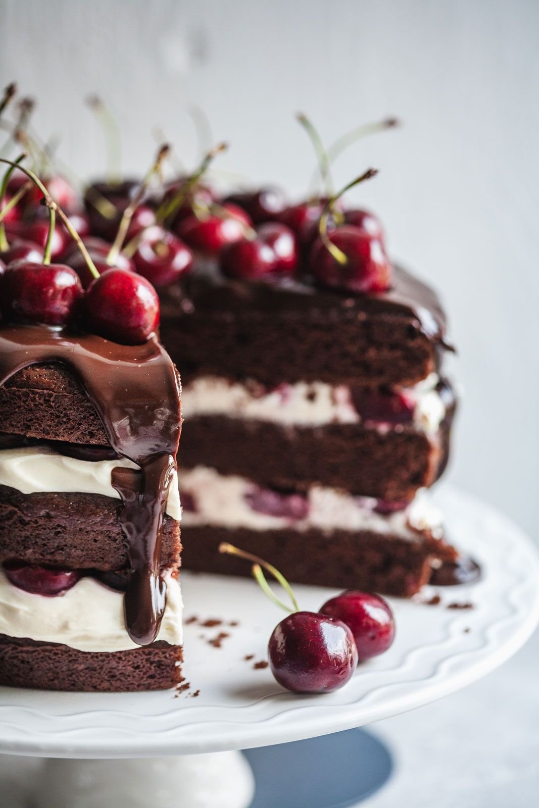 Торт "чёрный лес" (Black Forest Cake)