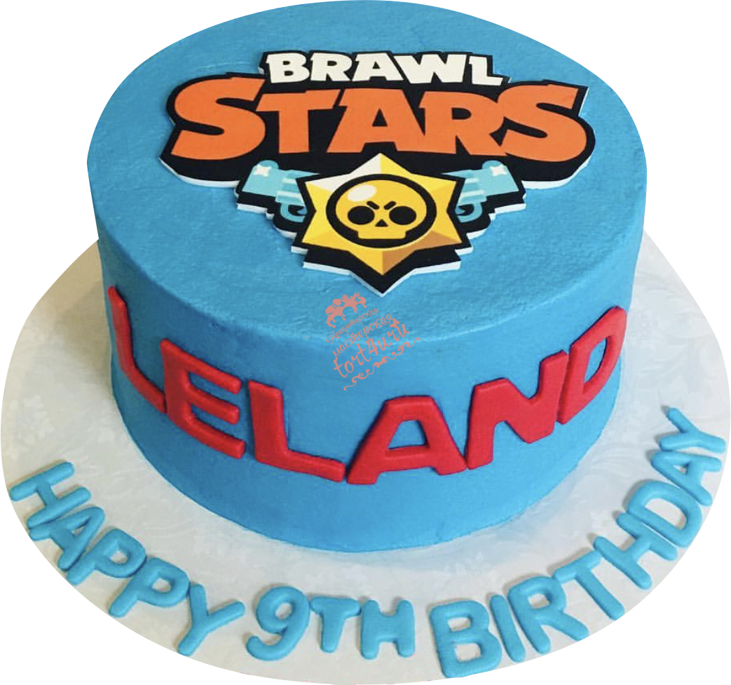 Торт с Brawl Stars для мальчика