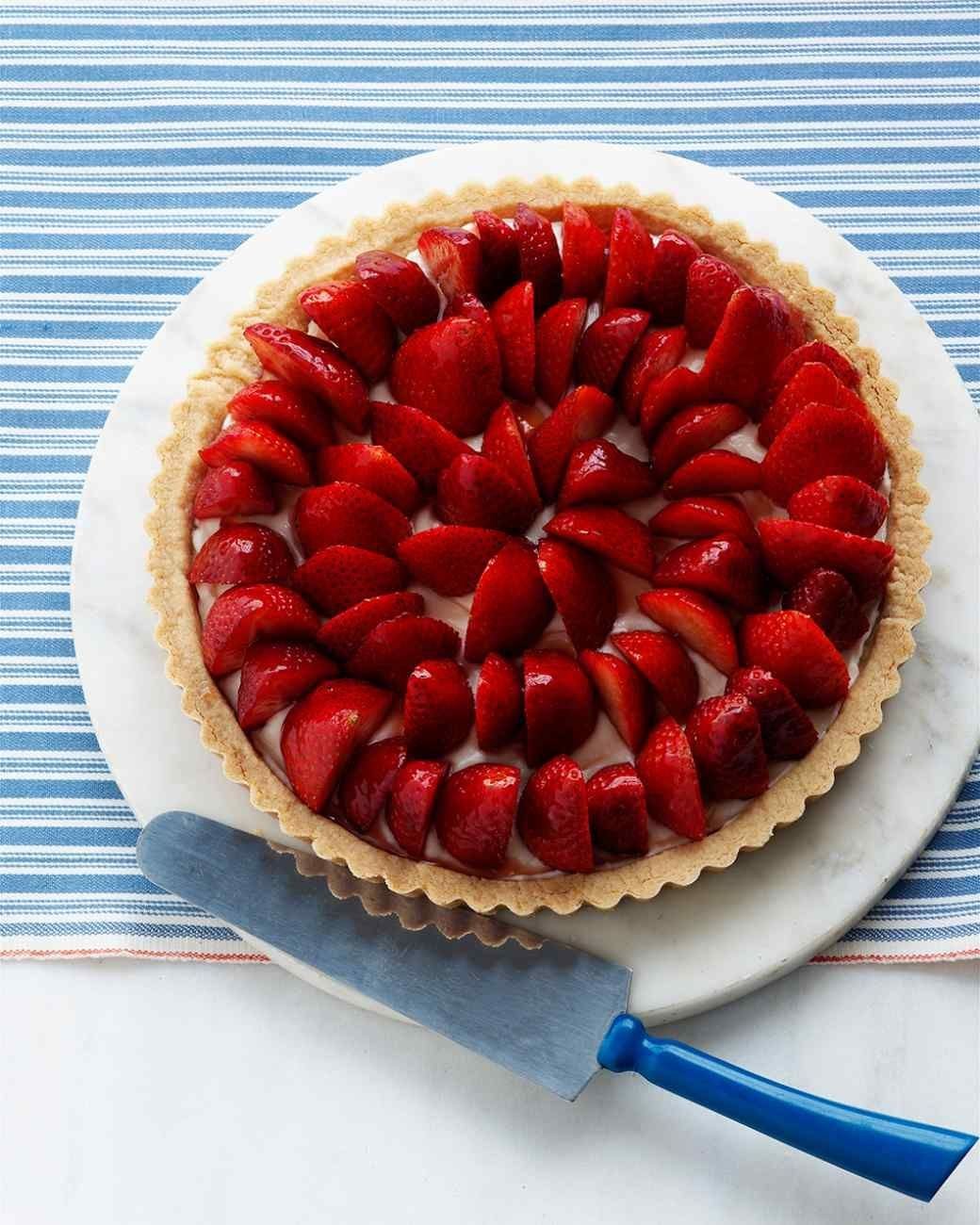 Пирог с клубникой