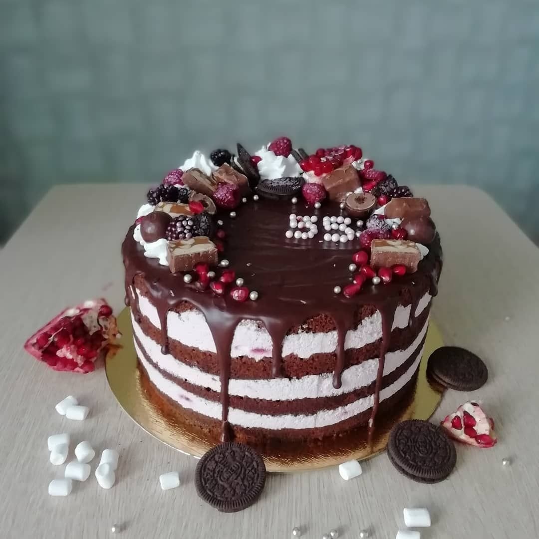 Морковный торт с апельсиновым конфи