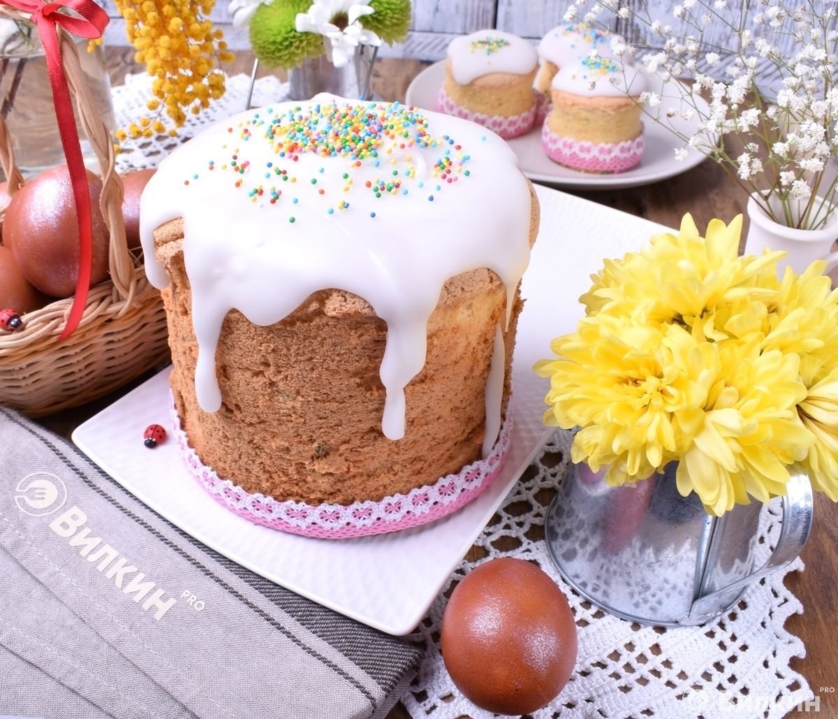 Швейцарская меренга для куличей
