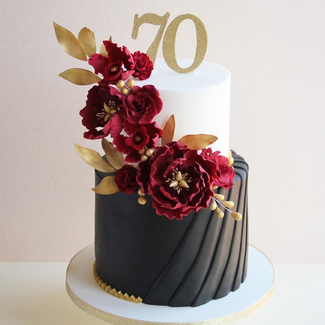 Торт на 70 лет женщине