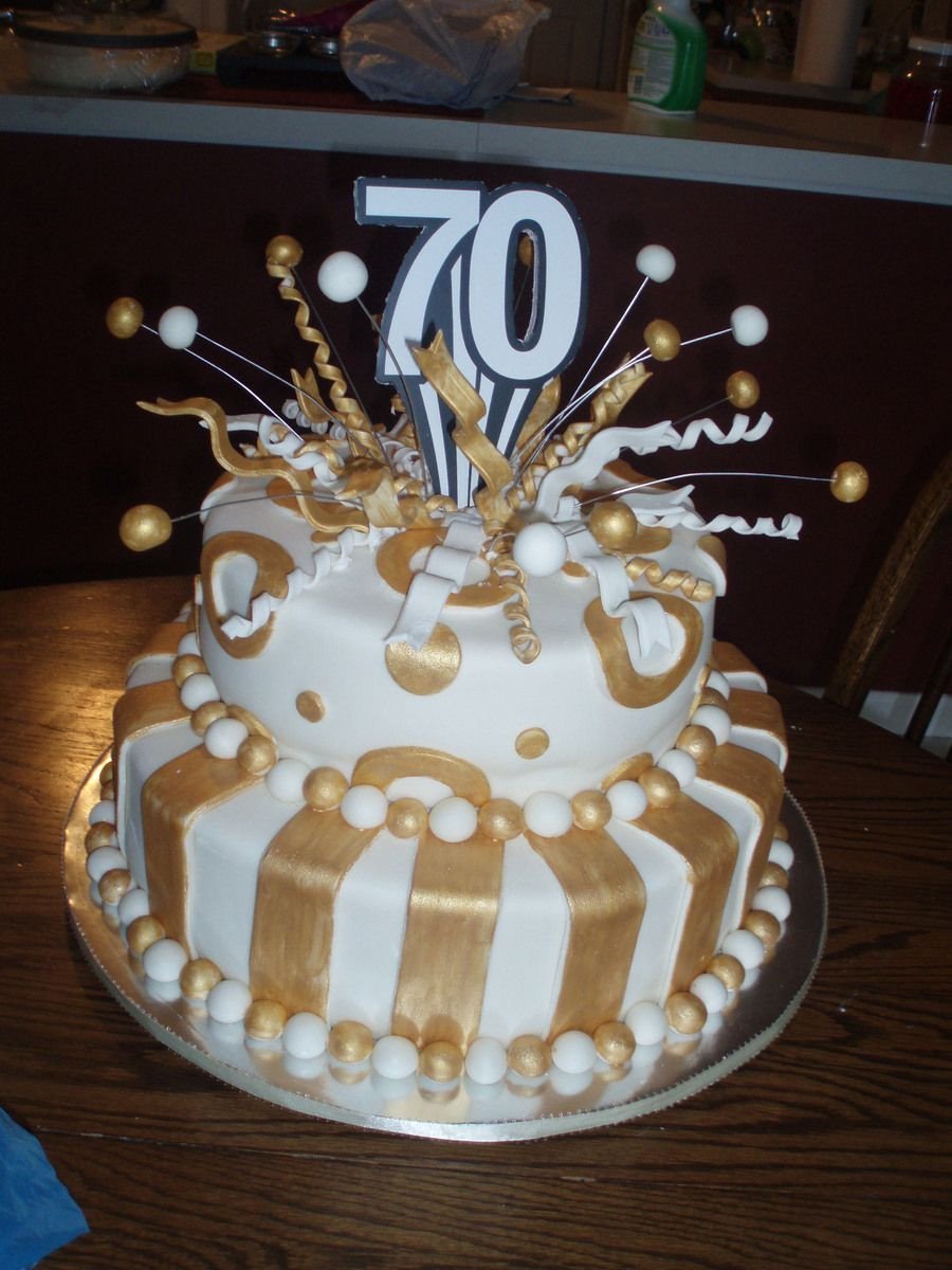 Торт на 70 лет женщине