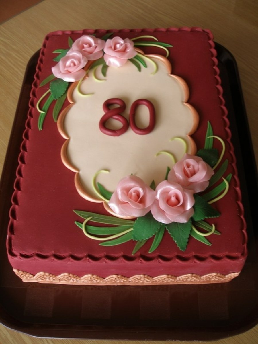 Торт на юбилей женщине 70