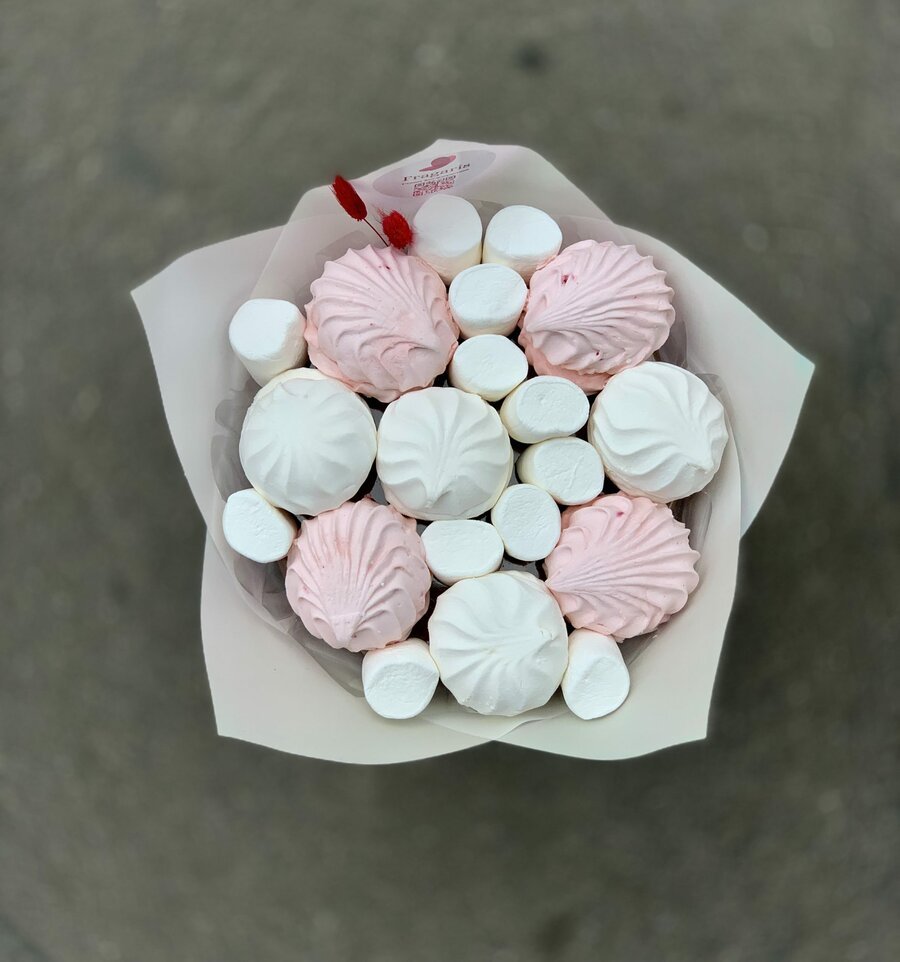 Букет из зефира