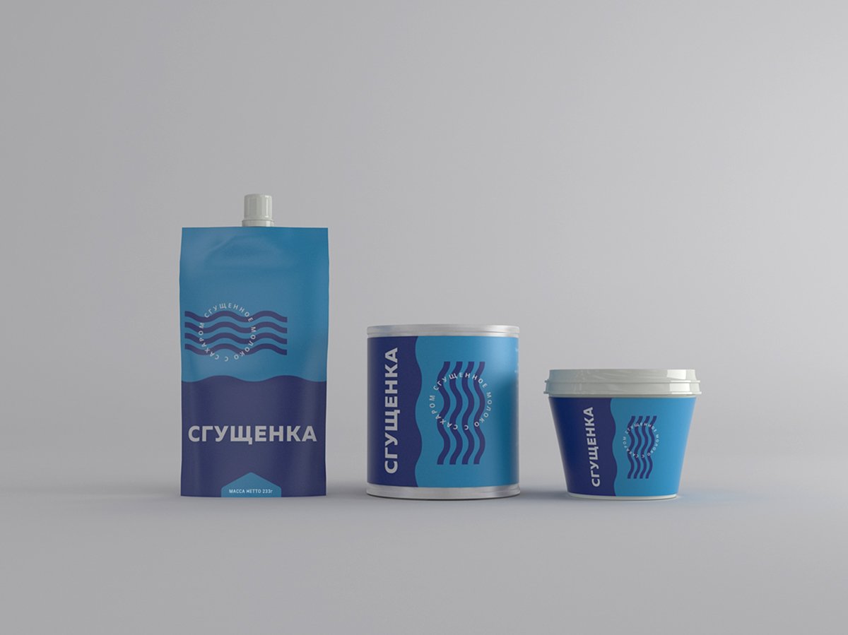 Сгущенка упаковка