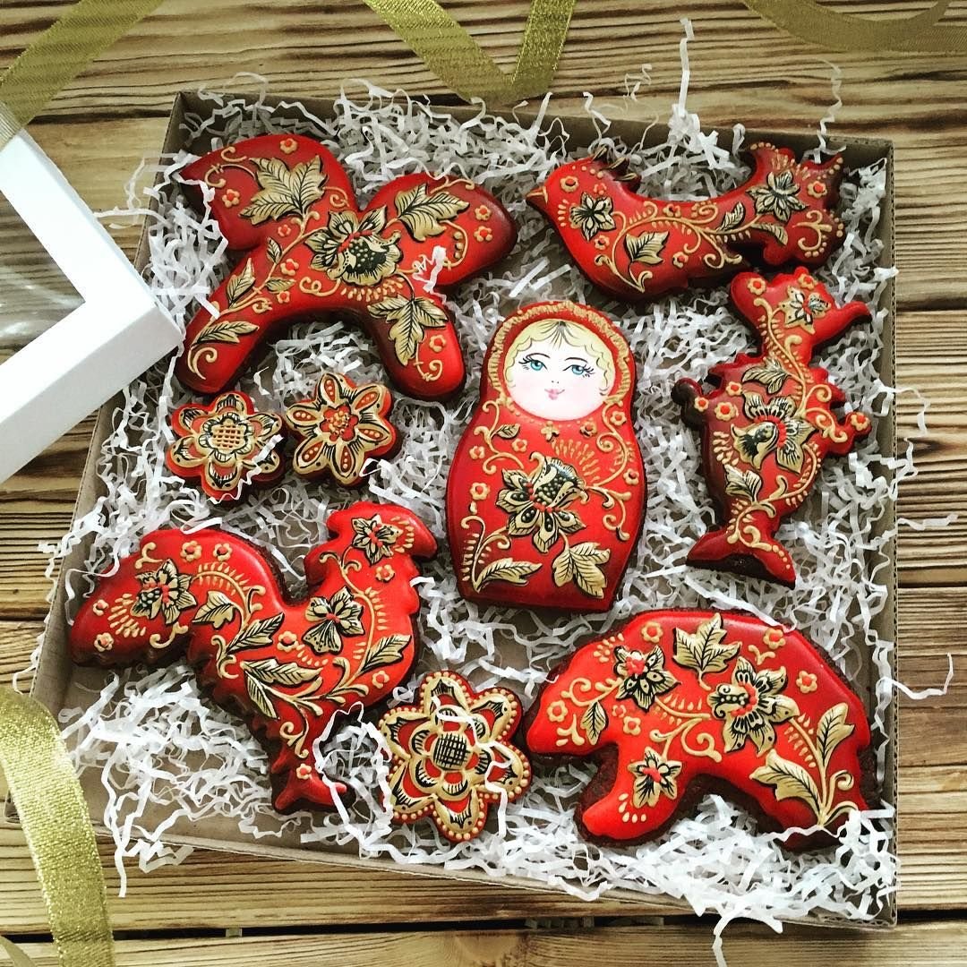 Пряники в русском стиле